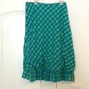 NWT Vintage Adini Lined Skirt Cotton Lite Full India Size L2 NWT